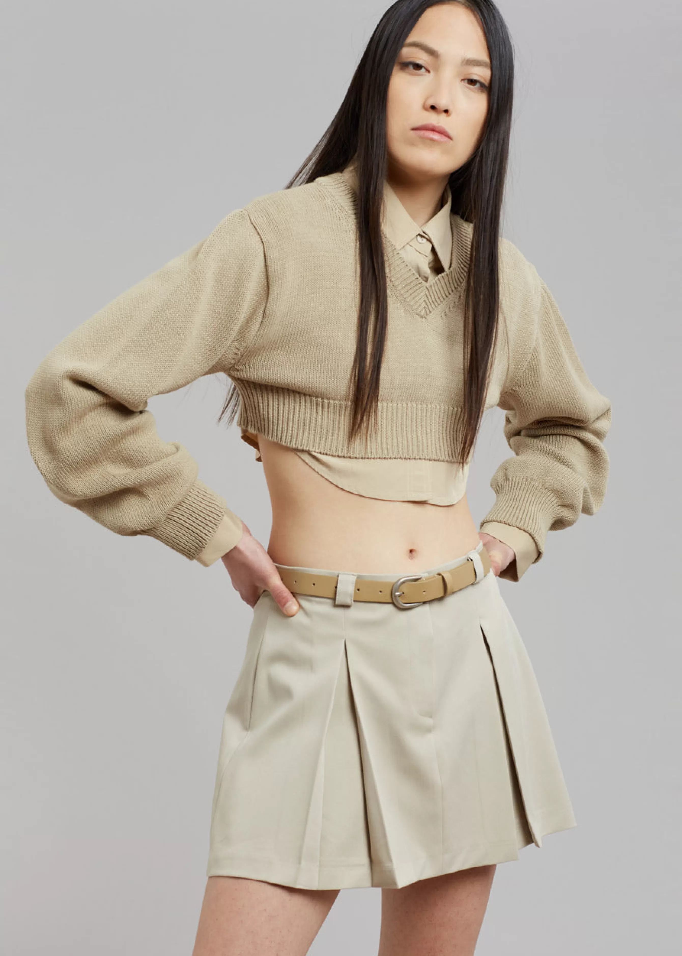 Women The Frankie Shop Titou Cropped Sweater