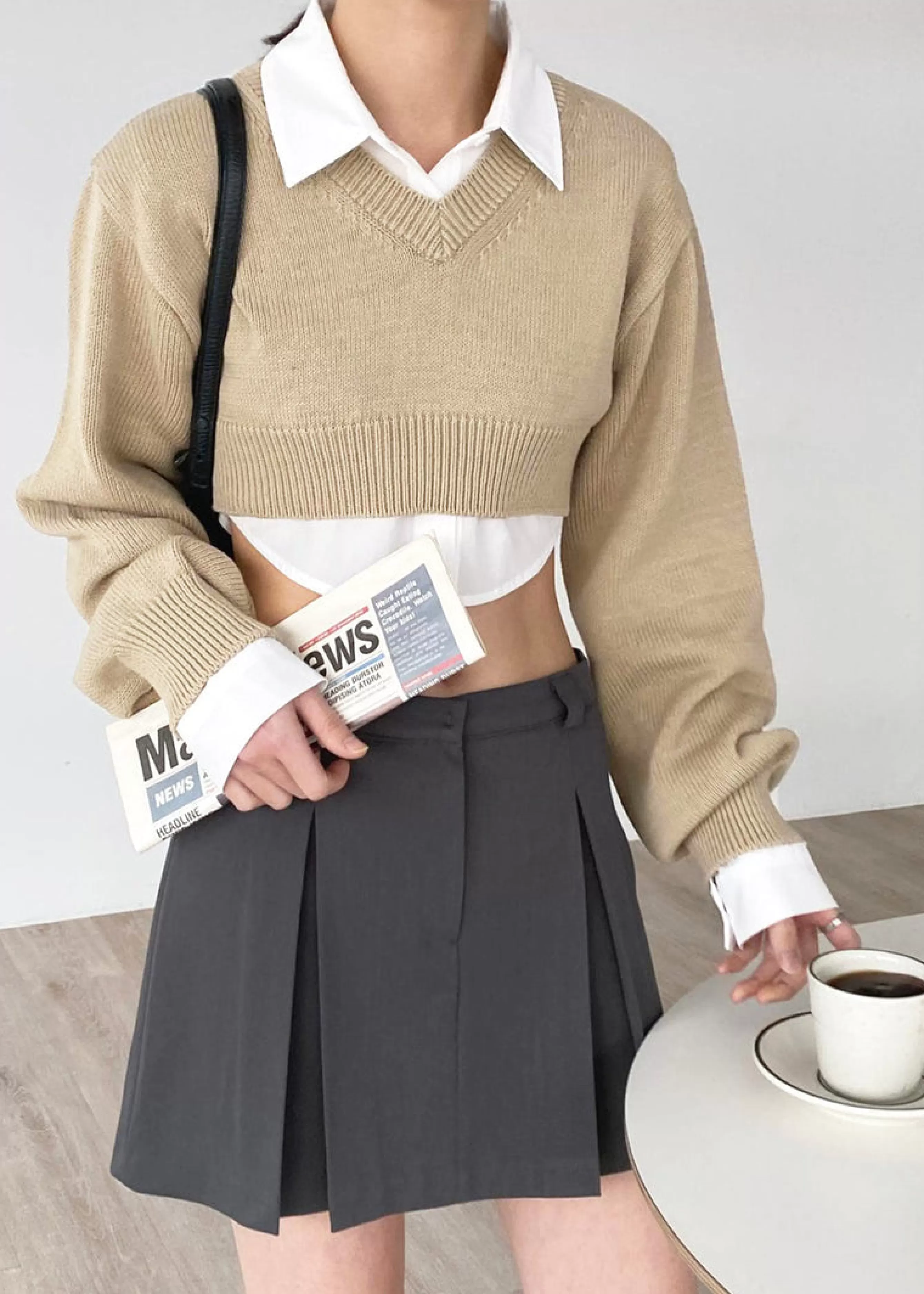 Women The Frankie Shop Titou Cropped Sweater