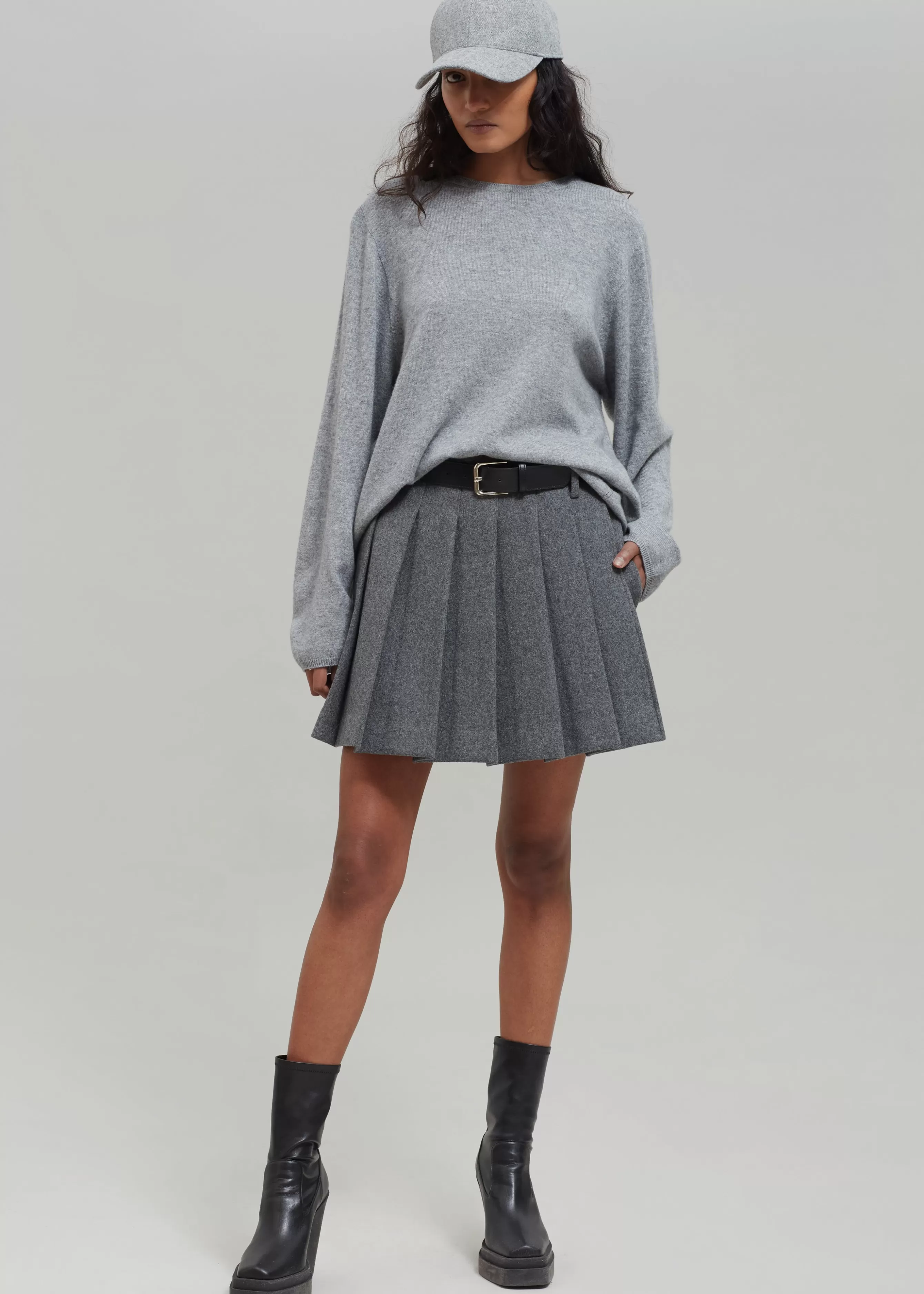 Women The Frankie Shop Tokyo Wool Pleated Skort