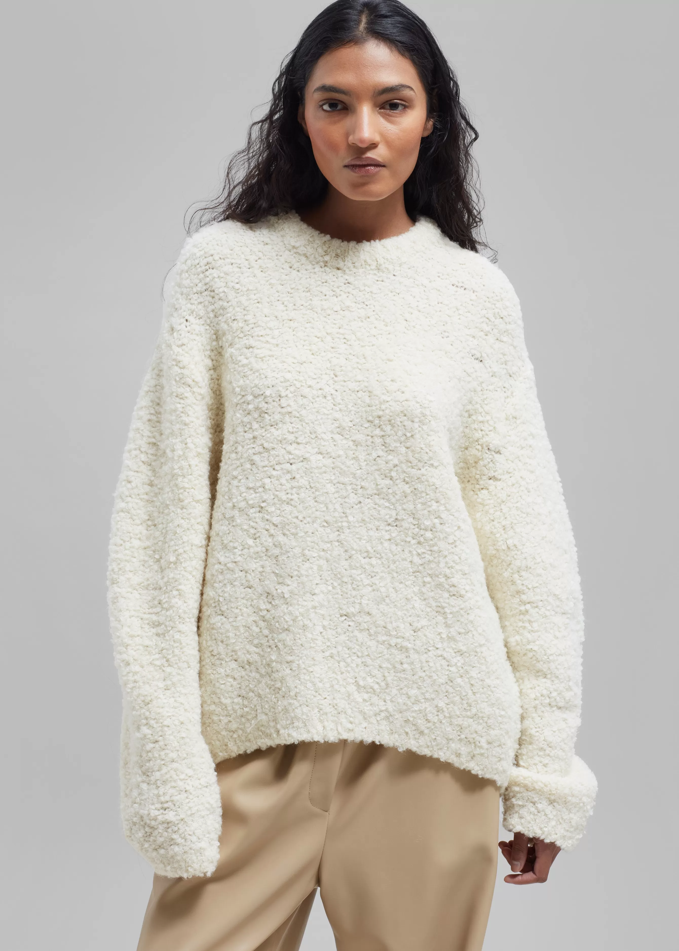 Women The Frankie Shop Vilo Boucle Sweater